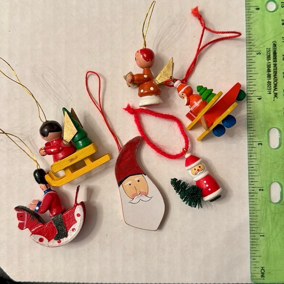Vintage Miniature Christmas Tree Ornaments - Picture 4 of 9